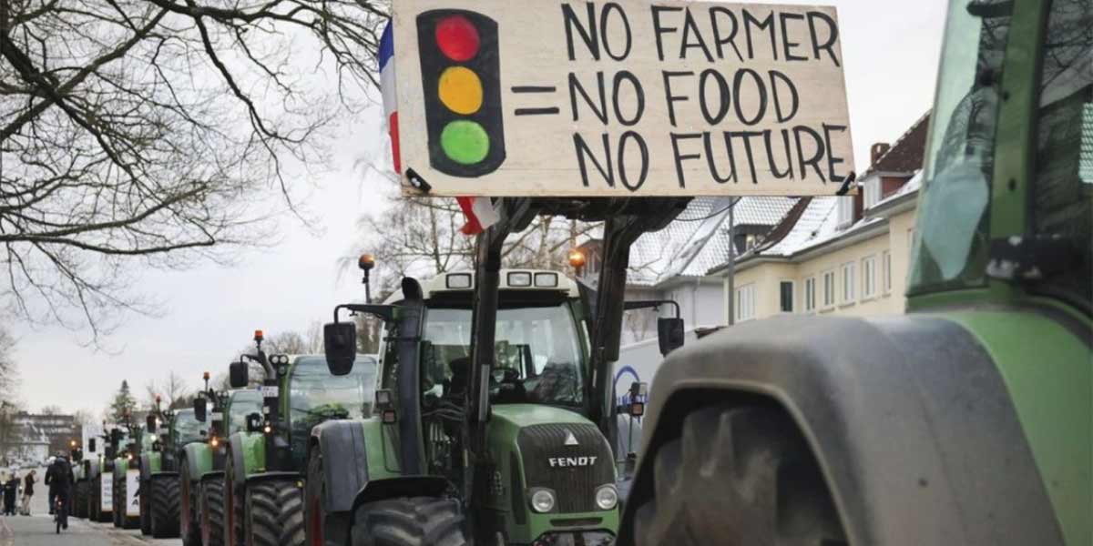 Il gasolio infiamma la protesta agricola in mezza Europa